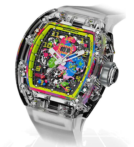 Replica Richard Mille RM011 SAPPHIRE FLYBACK CHRONOGRAPH "A11 FANTASY JADE" Watch